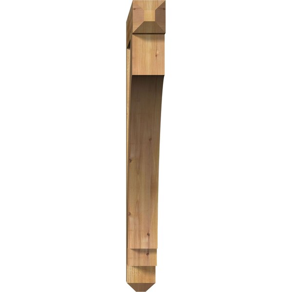 Imperial Craftsman Rough Sawn Bracket, Western Red Cedar, 4W X 38D X 38H